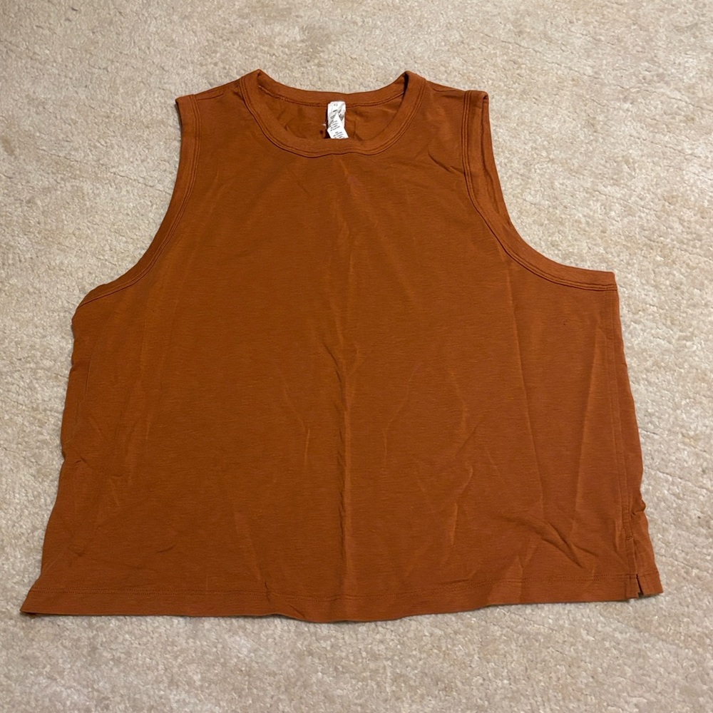 Lululemon tank in Butternut Brown women’s size 12